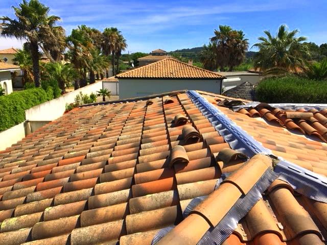 remplacement d'un faîtage à Agde et ses alentours  