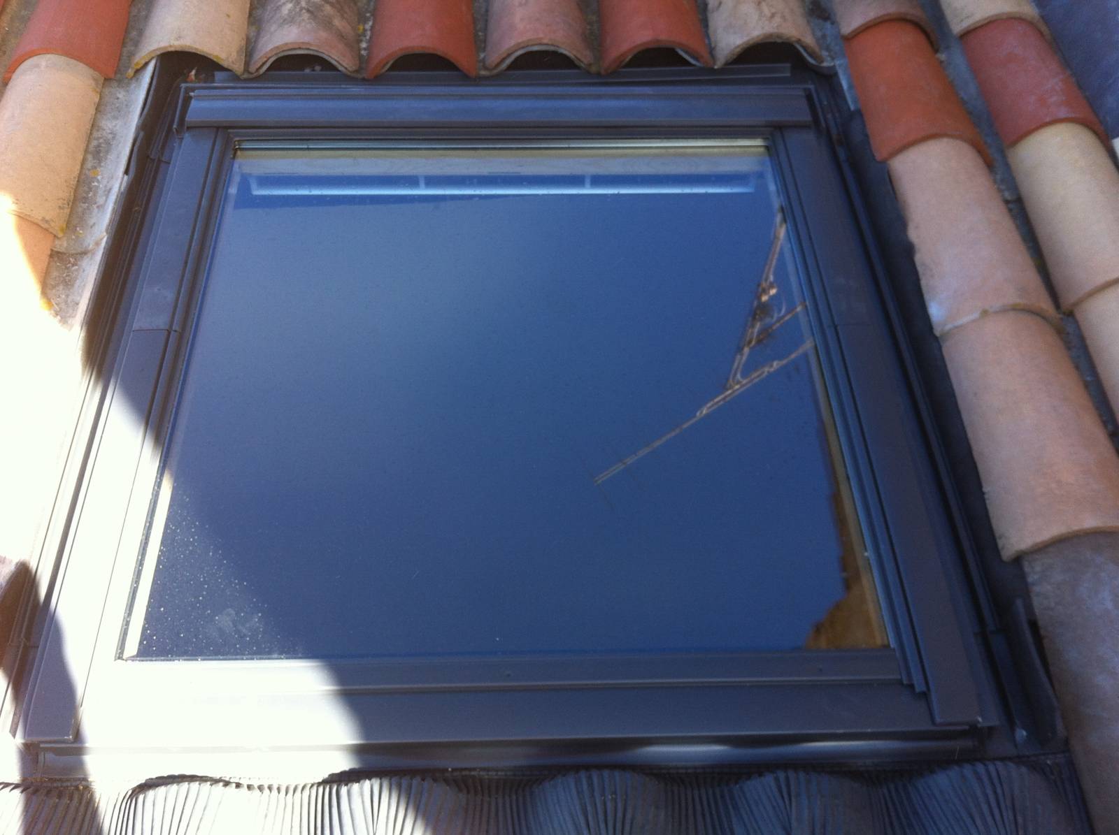 Remplacement de velux sur le toit d'une maison